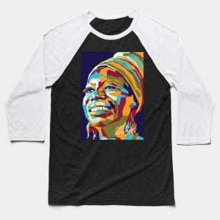 Abstract Popart nina simone Baseball T-Shirt